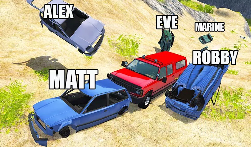 Real Car Collision Simulator स्क्रीनशॉट 0
