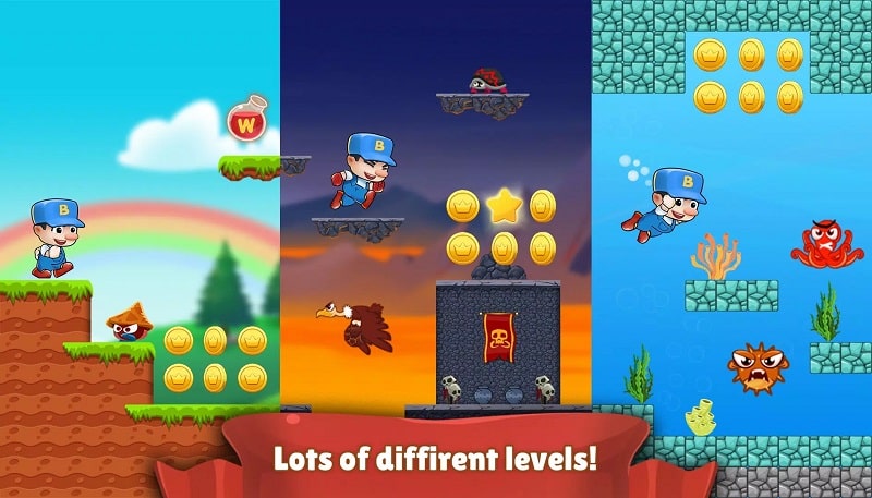 Super Bino Go2:Adventure World Скриншот 2