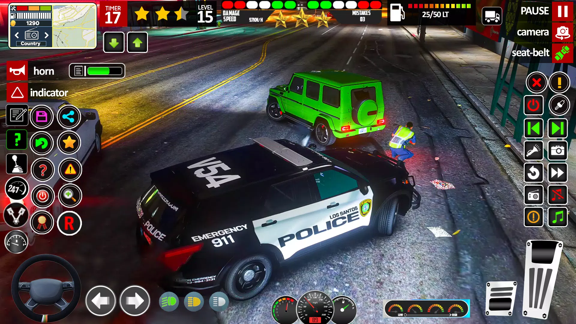 Car Chase Game Cop Simulator Captura de pantalla 2