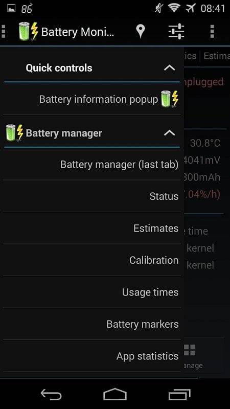 3C Battery Manager स्क्रीनशॉट 1