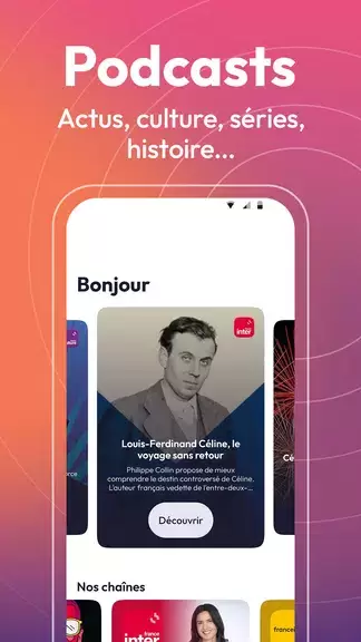 Radio France : radios, podcast Captura de pantalla 2