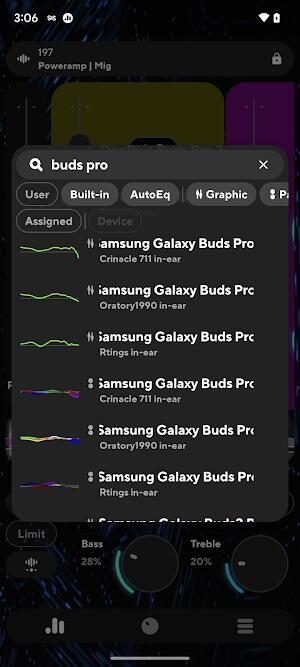 Poweramp Эквалайзер Скриншот 1