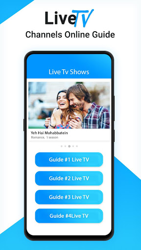 Live TV Channels Free Online Guide Capture d'écran 1