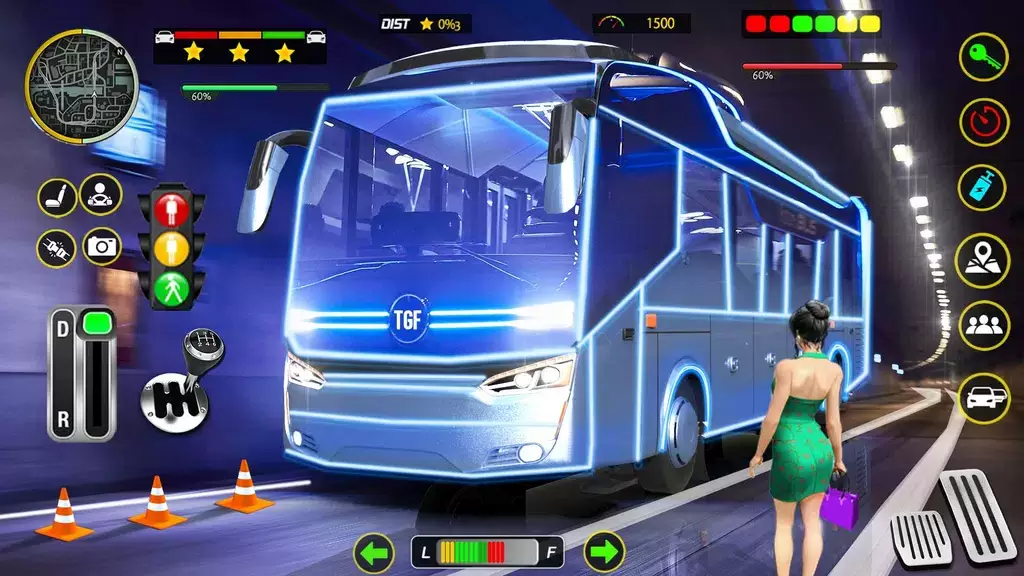 Coach Bus 3D Driving Games Captura de tela 1