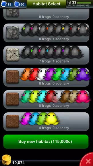 Pocket Frogs: Tiny Pond Keeper Captura de pantalla 2