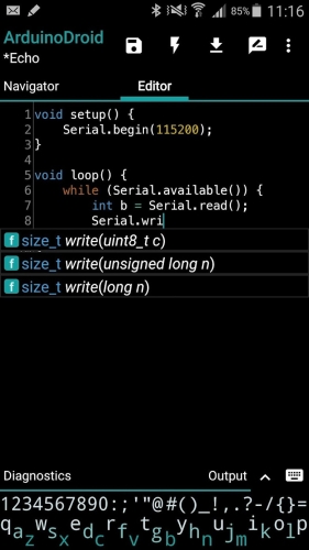 ArduinoDroid Captura de tela 0