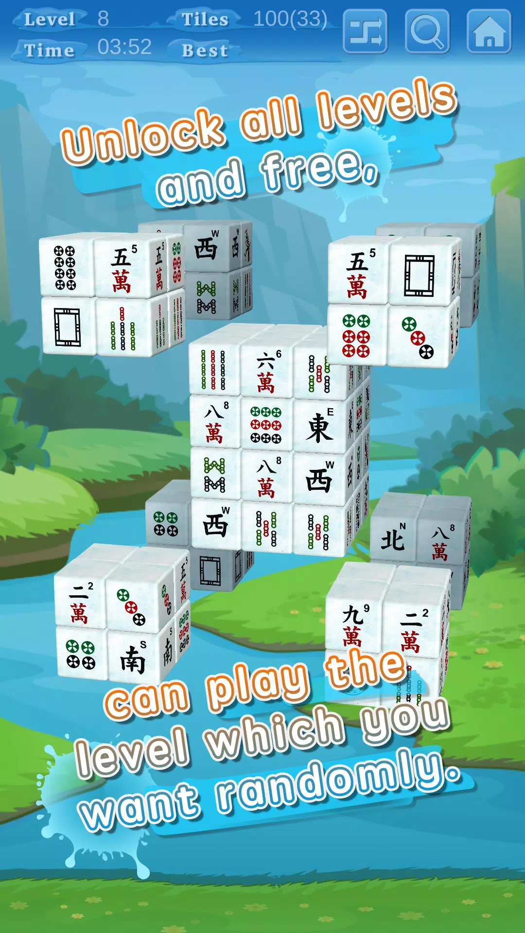 Stacker Mahjong 3D 스크린샷 2