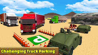 Truck Parking Truck Games Capture d'écran 0