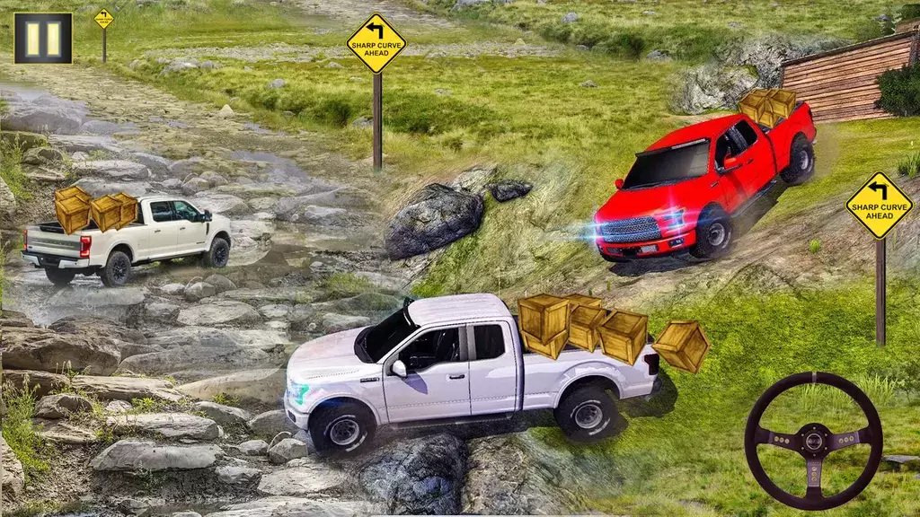 Pickup Truck Game: 4x4 Offroad स्क्रीनशॉट 2