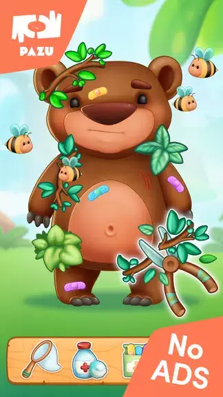 Jungle Animal Kids Care Games 스크린샷 1