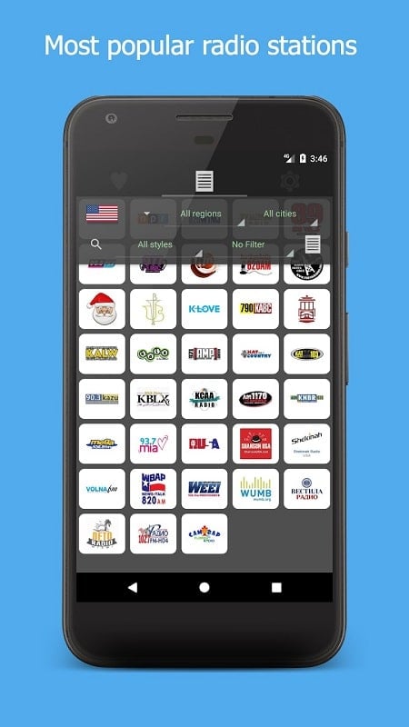 RadioNet Radio Online Captura de tela 1