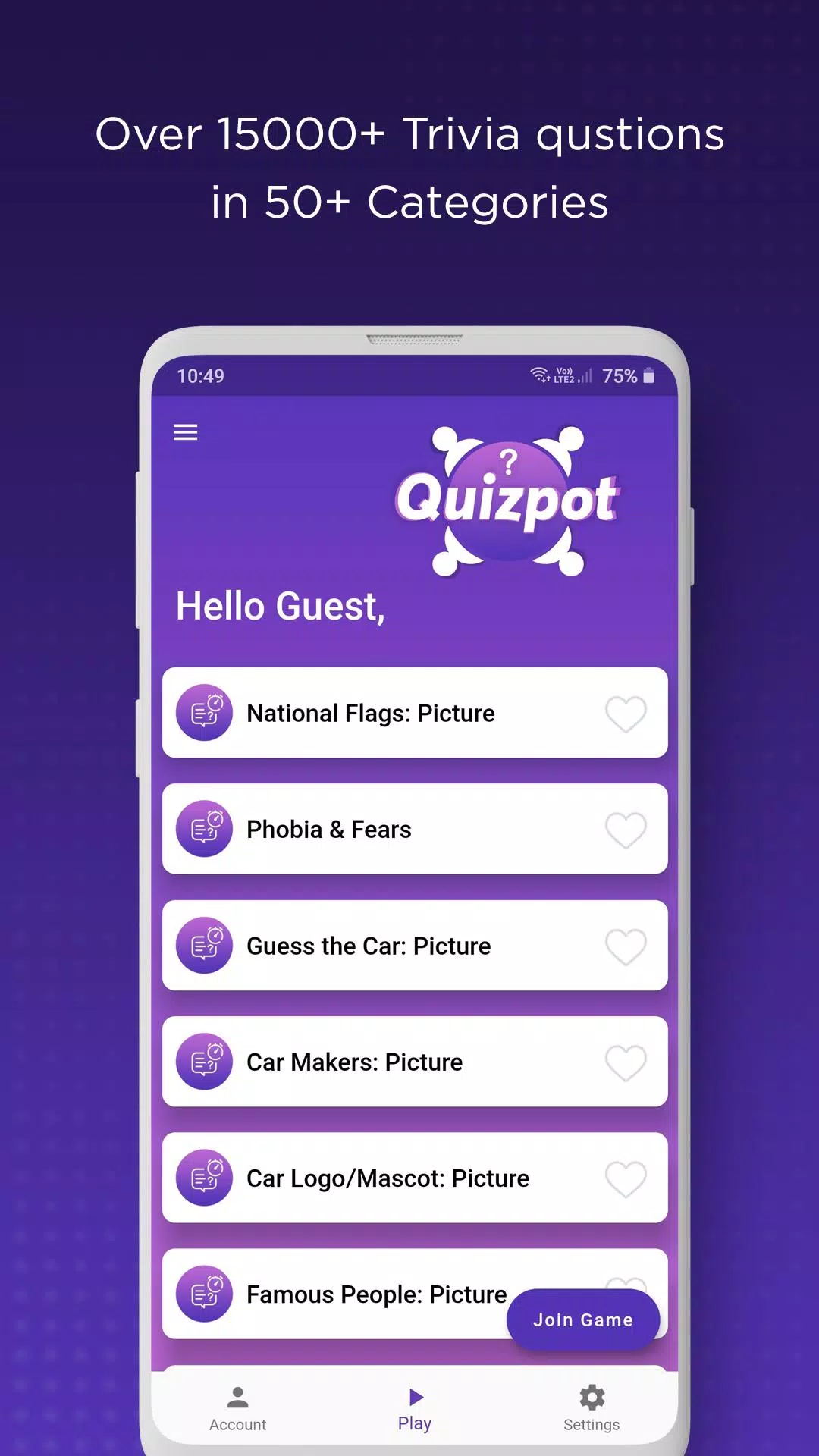 QuizPot: Group GK Quiz Trivia स्क्रीनशॉट 1