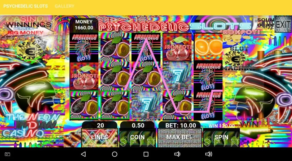 Psychedelic Slots 스크린샷 0