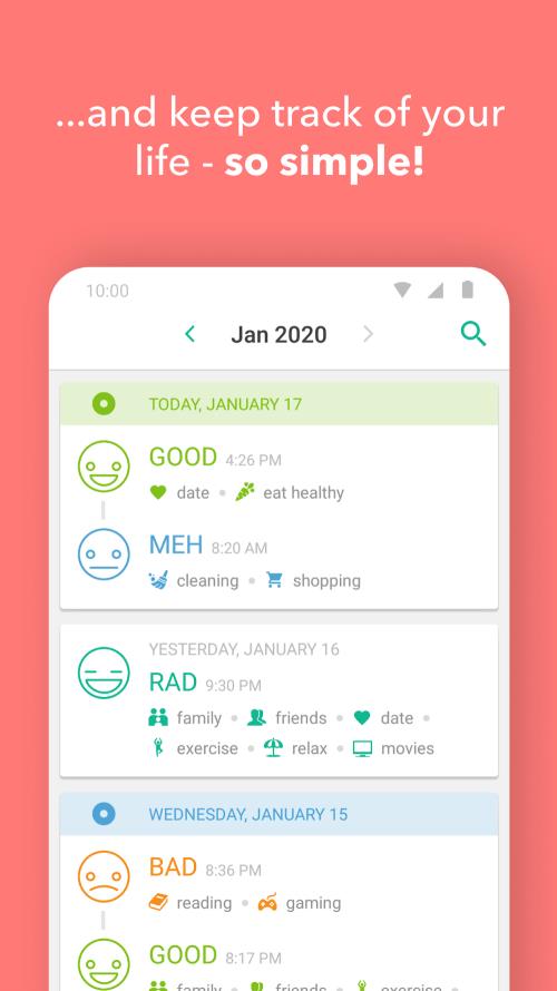 Daylio Journal - Mood Tracker Screenshot 3