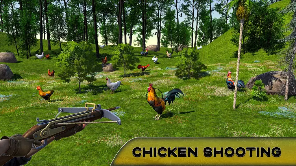 Chicken Hunting Challenge Game Captura de pantalla 1