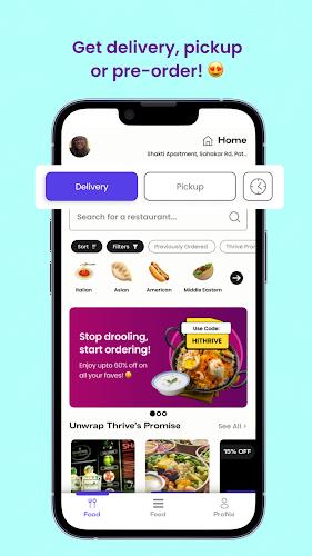 Thrive: Online Food Delivery Скриншот 3