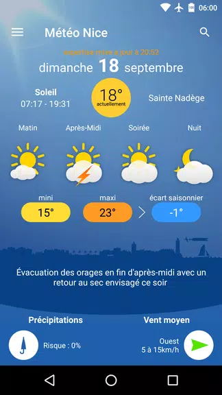 Météo Nice应用截图第0张