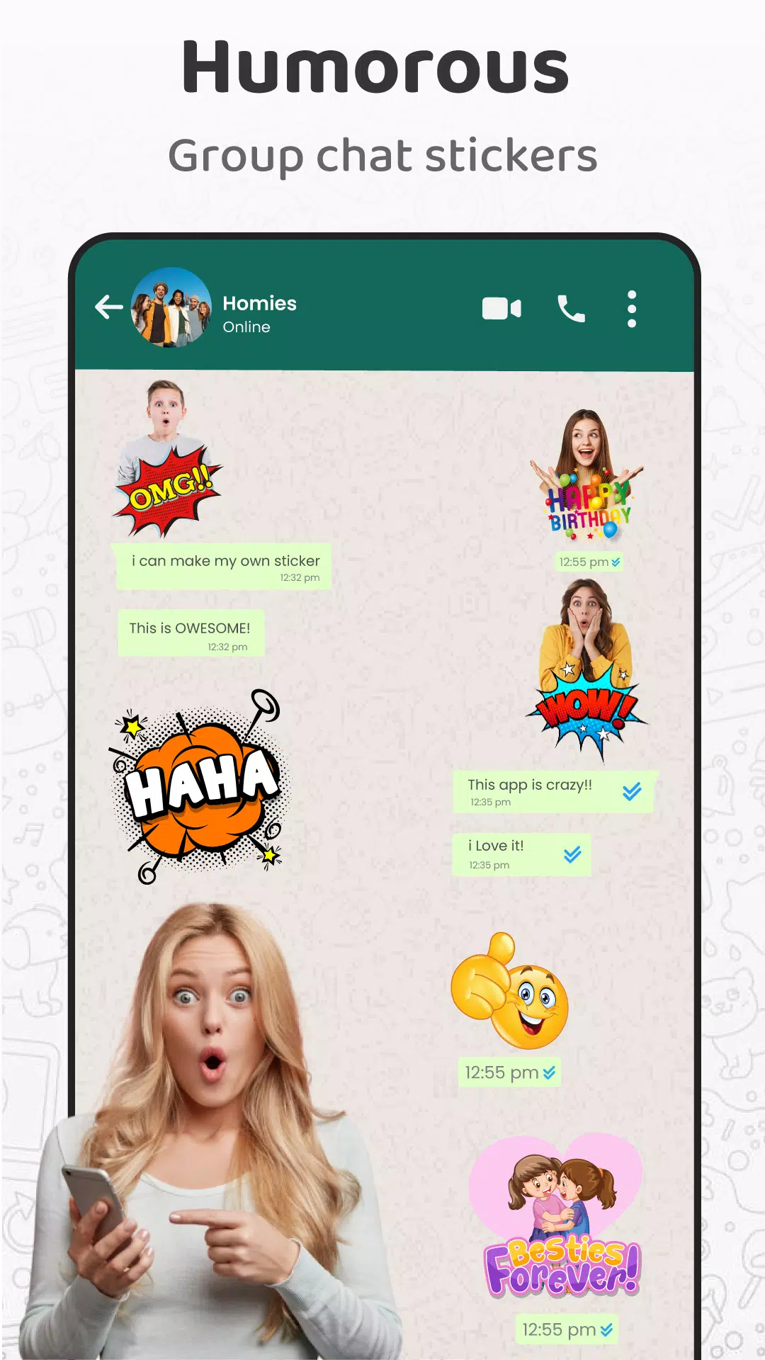 Animated Sticker Maker & GIFHY Captura de pantalla 2