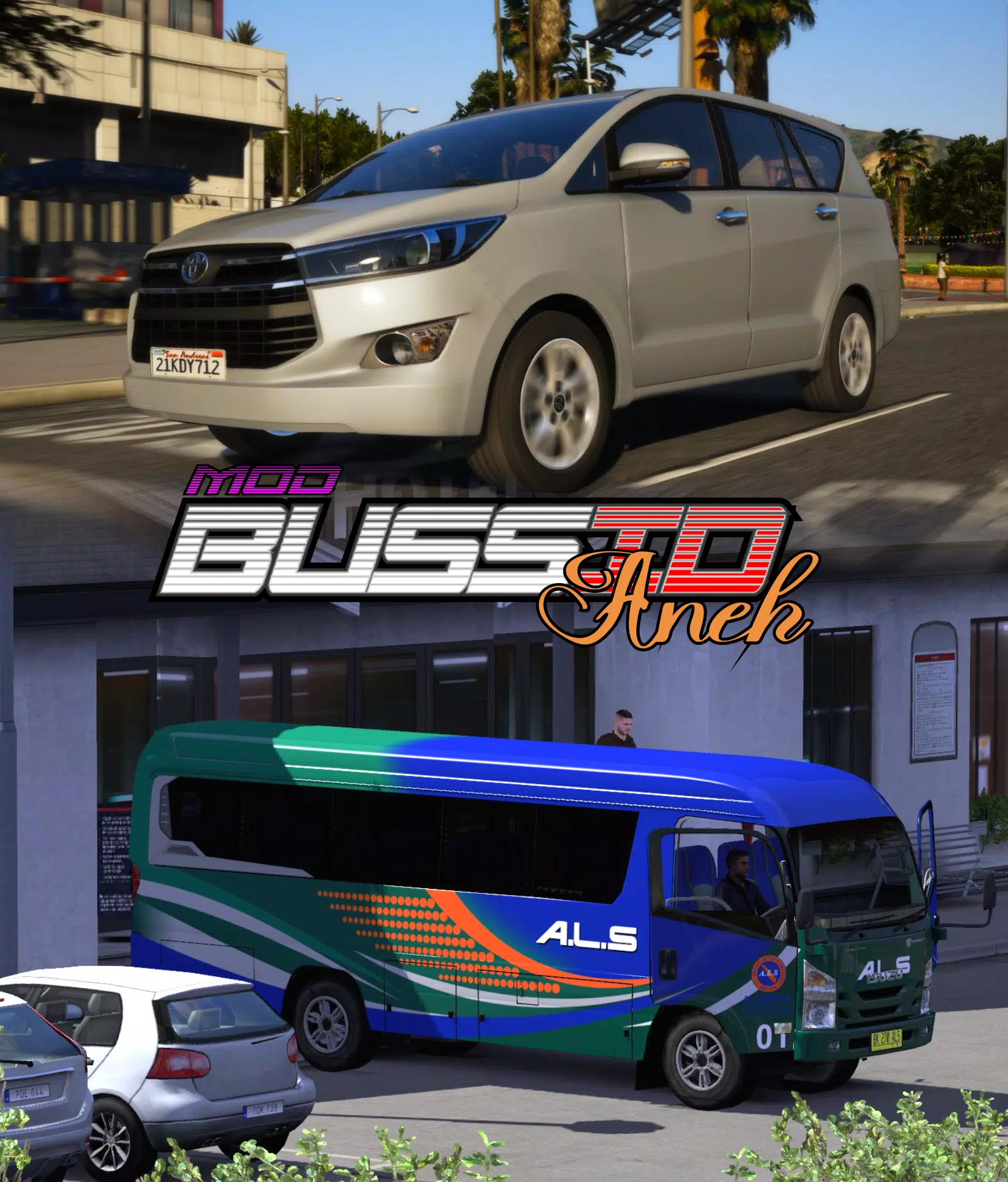 Mod Aneh Bussid Captura de tela 0