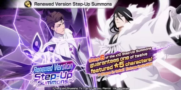 Aizen und Kuchiki als Hauptfiguren in Bleach: Brave Souls Step-Up Summons