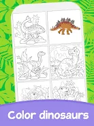 Cute Dinosaur Coloring Pagеs Screenshot 0