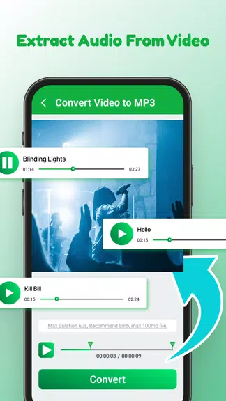 Video to MP3: Video Converter应用截图第1张
