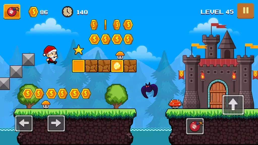 Super Dan’s World - Run Game Captura de pantalla 1