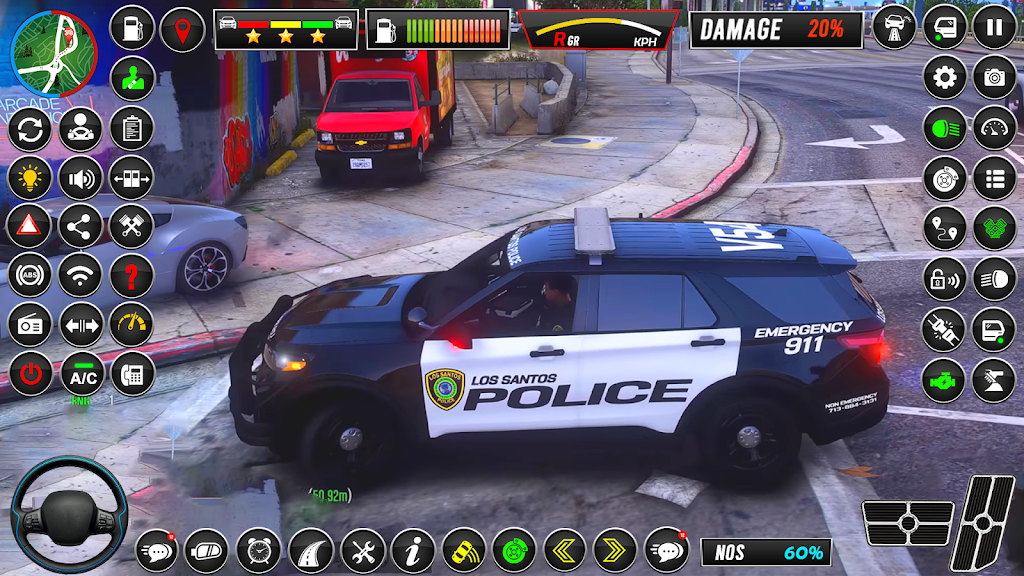 Police Car Chase: Car Games 3D Capture d'écran 2