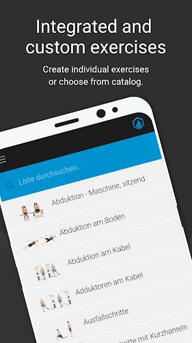 Workout tracker GAINSFIRE Captura de tela 3