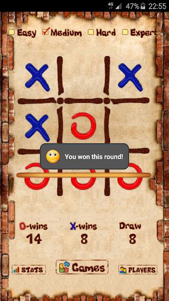 Tic Tac Toe - XO Mod 스크린샷 1