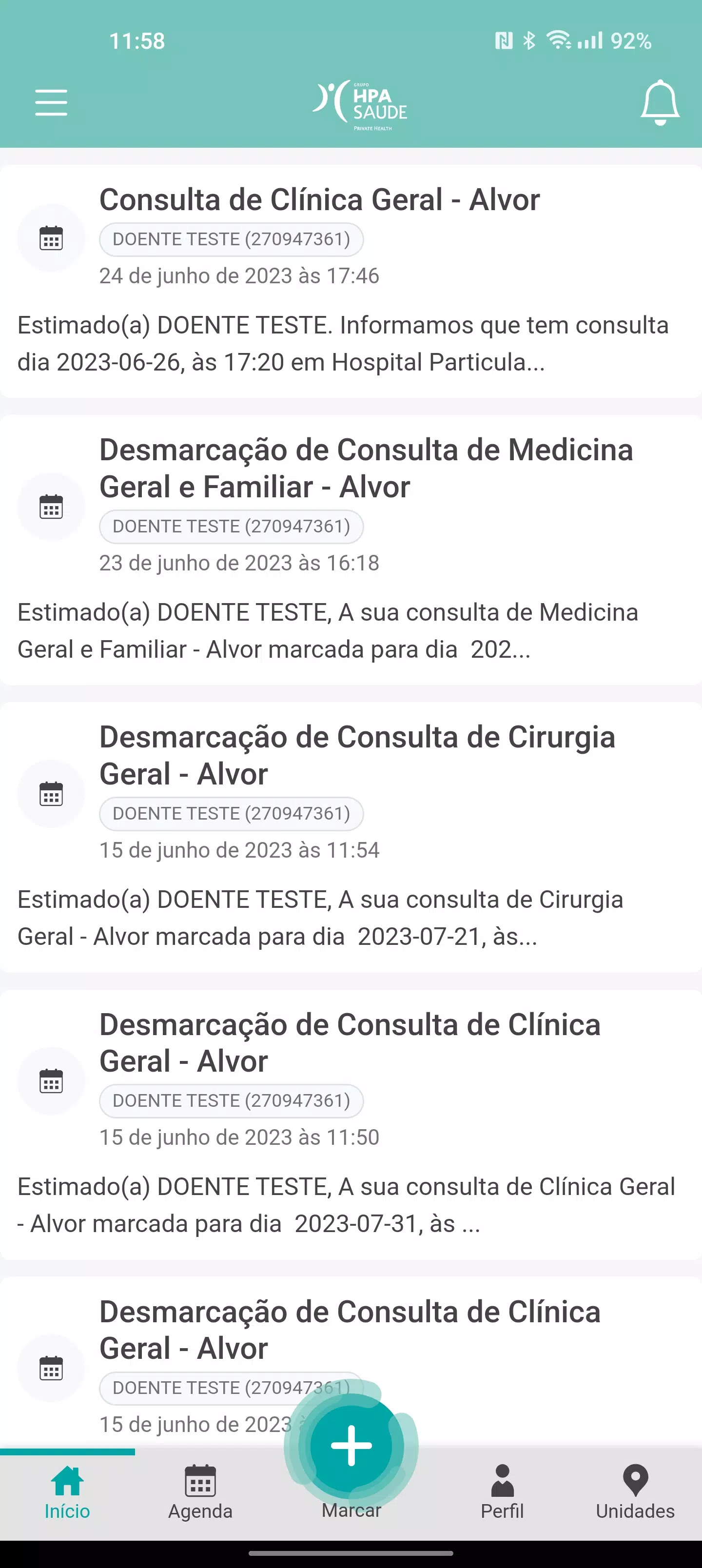 myHPA Saúde Capture d'écran 0