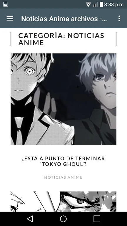 Noticias Anime スクリーンショット 2