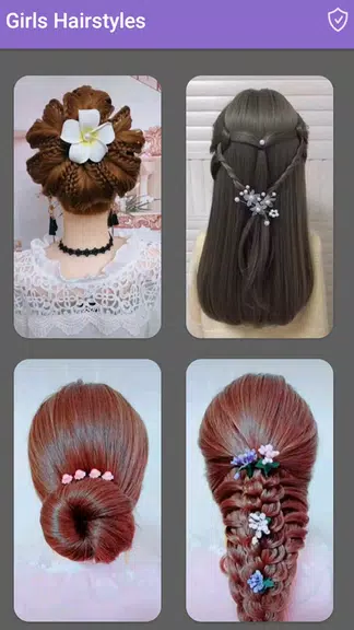 Girls Hairstyles Step By Step スクリーンショット 2