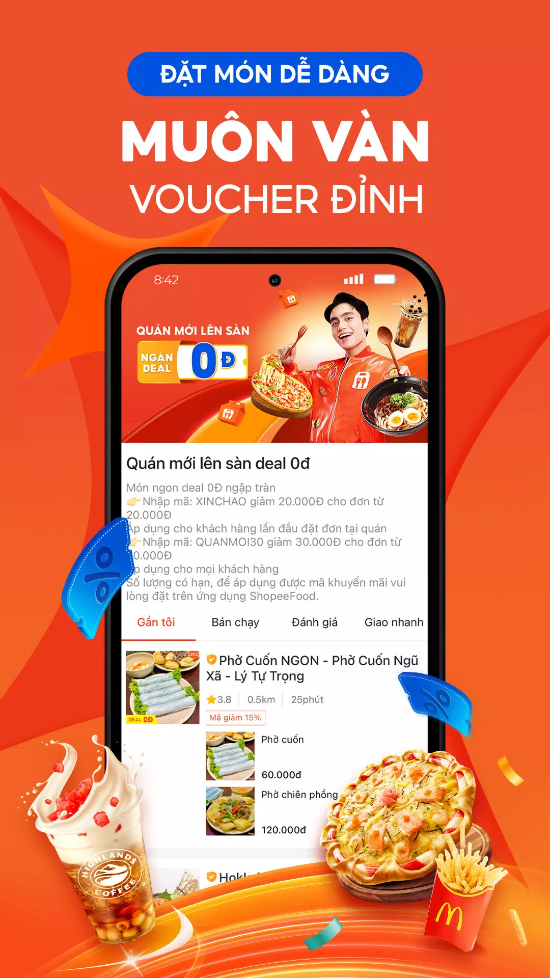 ShopeeFood - Ứng dụng giao món スクリーンショット 3