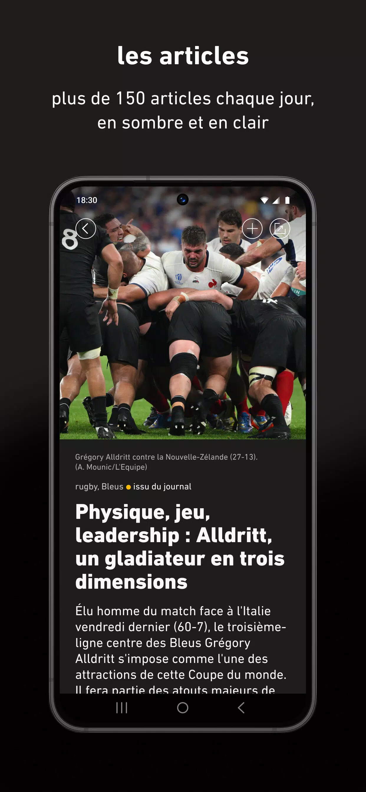 L'Équipe : live sport and news Screenshot 1