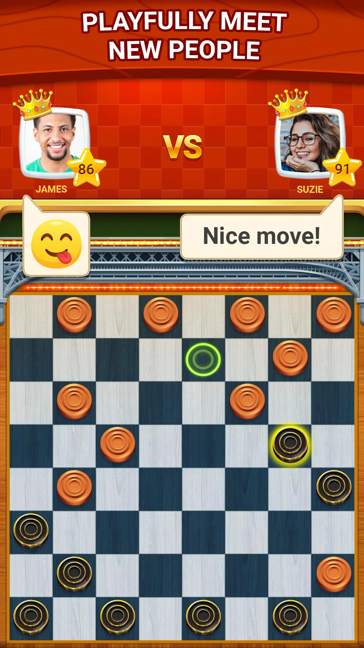 Checkers - Online & Offline スクリーンショット 2