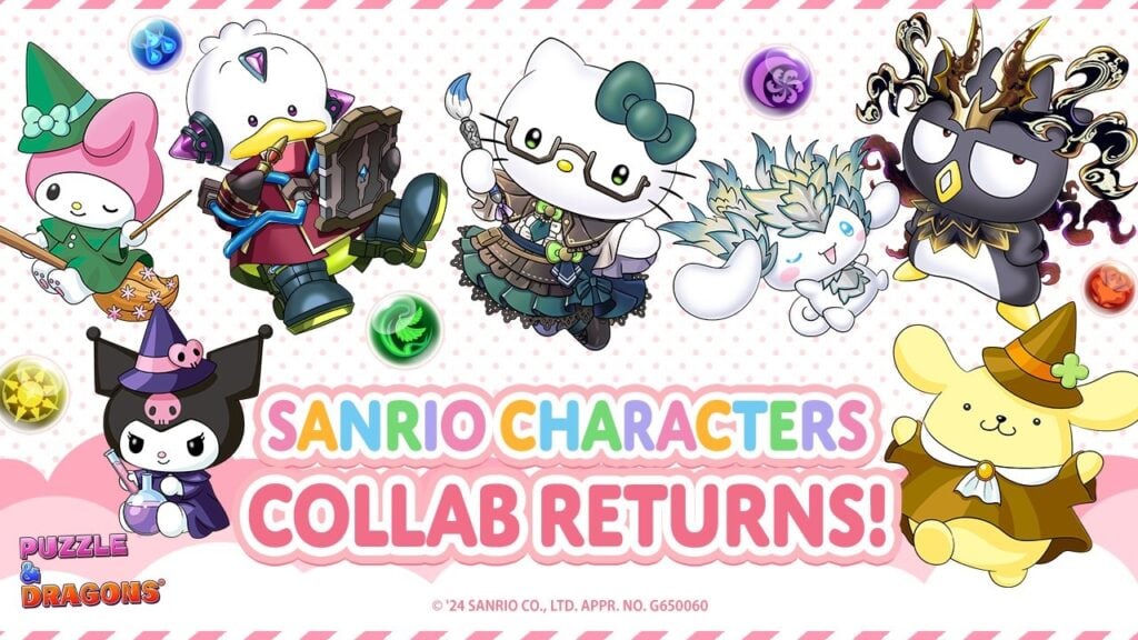 Puzzle & Dragons Drops a New Collab with Sanrio Characters