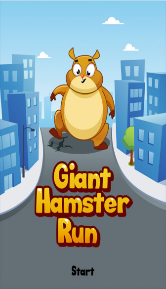 Giant Hamster Run Скриншот 0