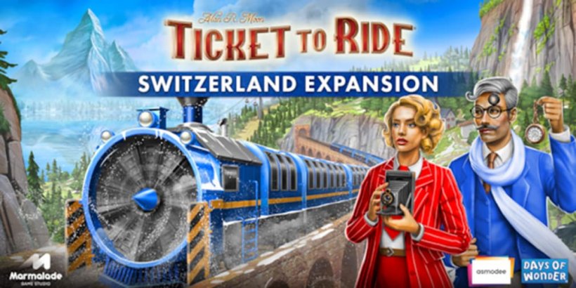 Ticket to Ride lanza una nueva expansión de Suiza