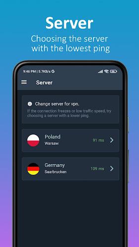 Nomad VPN Capture d'écran 1