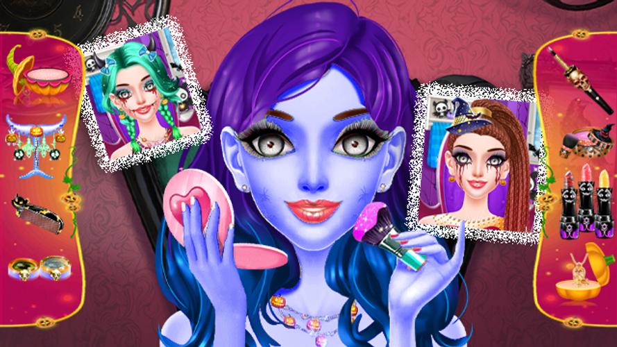 Halloween Makeup Salon Game Screenshot 1