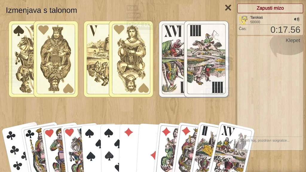 Spletni Tarok - valat.si Screenshot 1