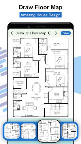 Modern House Design Draw House スクリーンショット 2