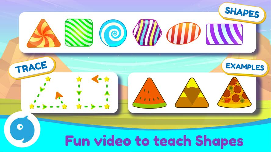 Colors & shapes learning Games Captura de pantalla 2