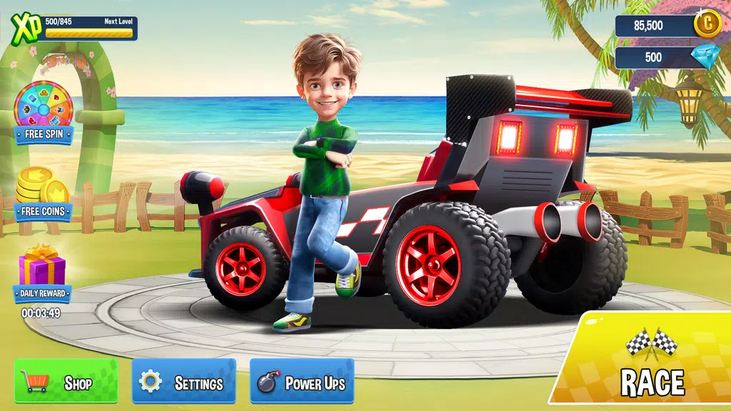 Mini Car Racing Game Legends Captura de tela 3