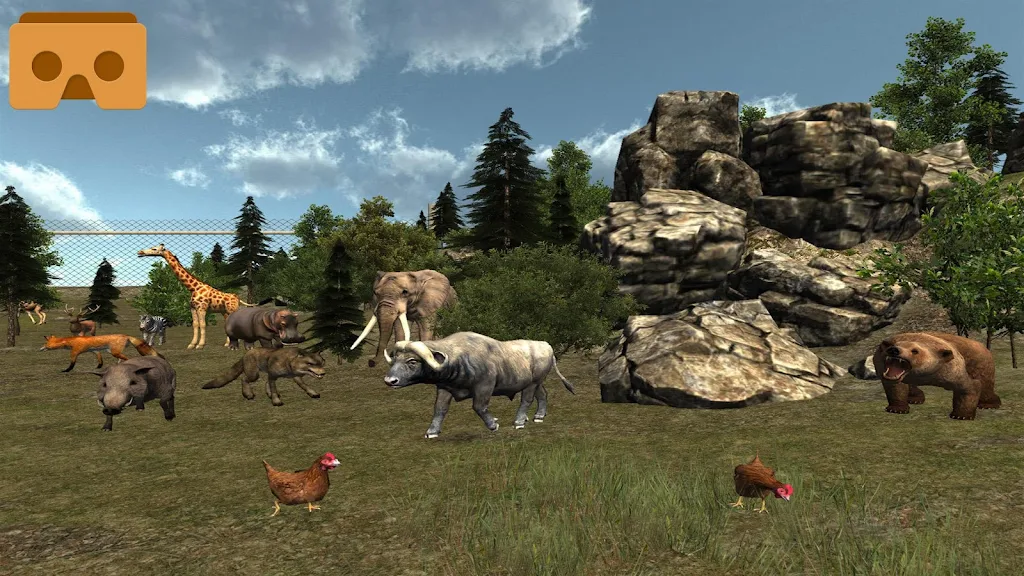 VR Virtual Zoo 3D Capture d'écran 0