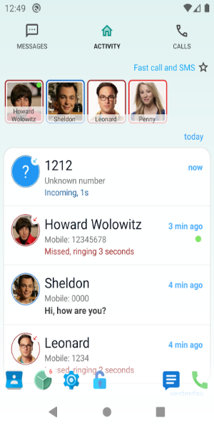 Smart Notify - Dialer & SMS Screenshot 2