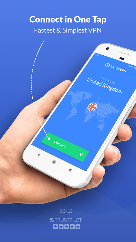 Free VPN Proxy & Hotspot WiFi security - SaferVPN Captura de tela 0