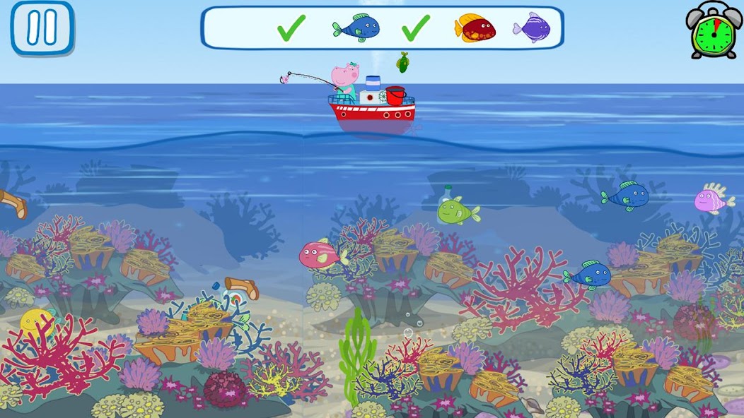 Lustige Kinder Fischen Spiele Screenshot 1