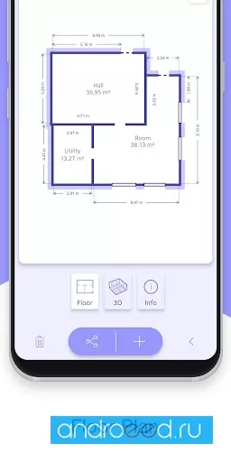 AR Plan 3D Tape Measure, Ruler स्क्रीनशॉट 2